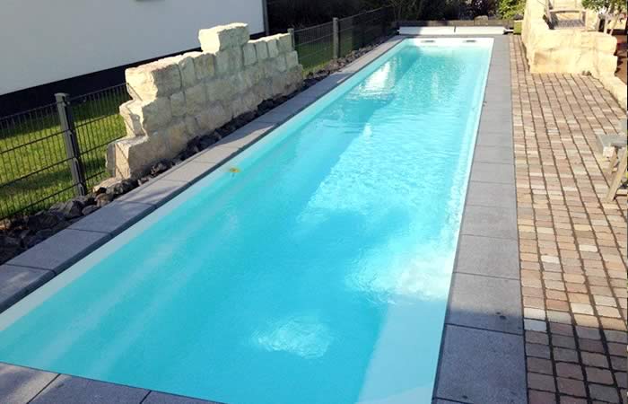 Piscinas de fibra Mdp Lane - Piscinas estrechas y alargadas Puigcercós