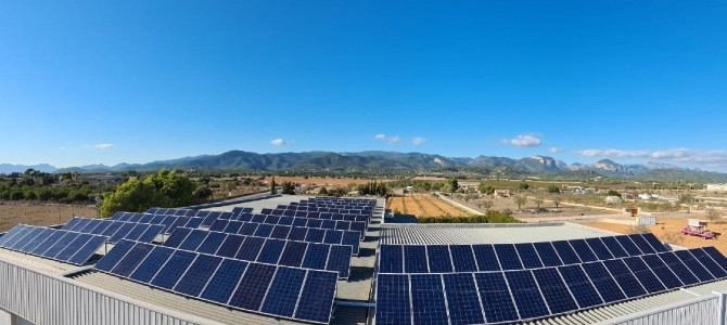 Can Soler, instalación placas solares