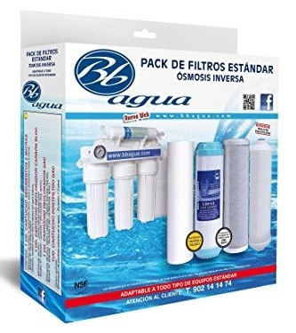 Pack 4 filtros para osmosis standard