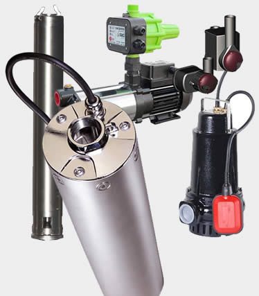 Bombas de agua sumergibles, bombas domésticas, bombas de achique, bombas solares