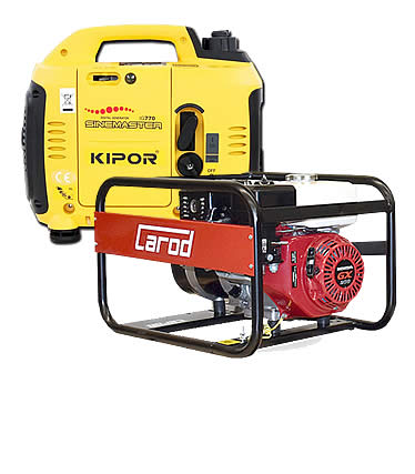 Generadores eléctricos y grupos electrógenos, diésel y gasolina