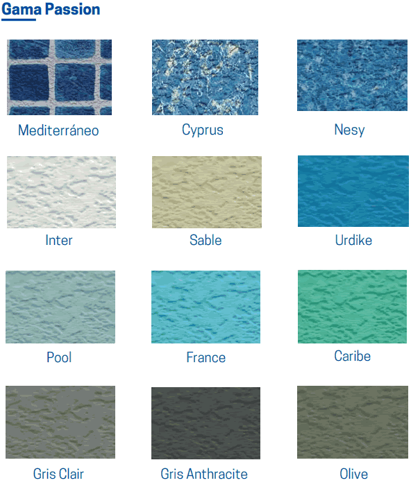 Piscinas Elevadas Kitpool Lona Interior Gama Passion