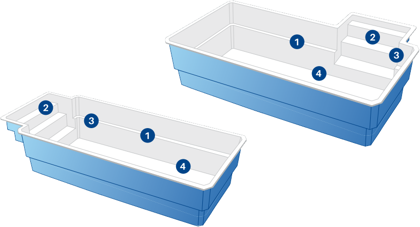 Piscinas Prefabricadas Fibra Modelo Smart