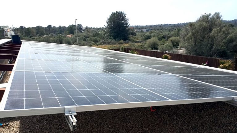 Hotel Alcoleas Garden Autoconsumo 11kwp Con Inversor Goodwe Monofasico 10kwn